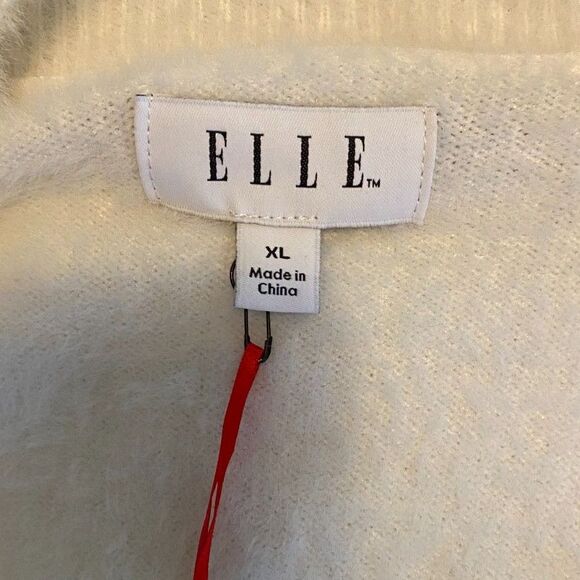 NWT ELLE Long Sleeve Open Front Cardigan Women Size Xl - Picture 8 of 10